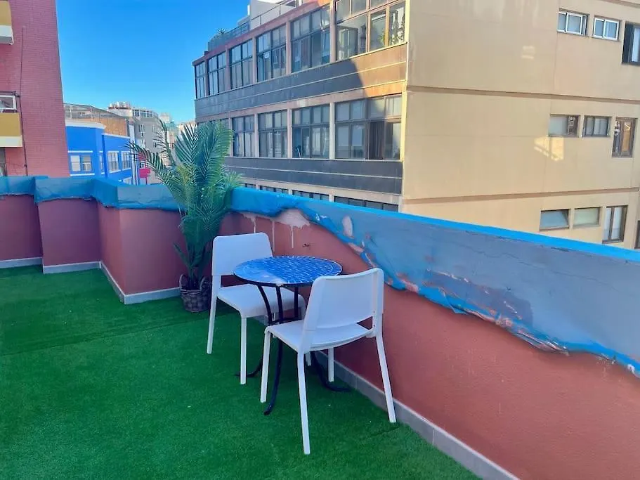 New Attic With Terrace And Air Conditioning At Las Canteras Beach Parking Optional Las Palmas de Gran Canaria