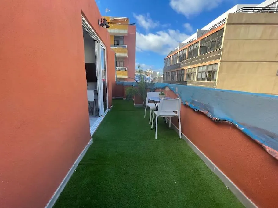 New Attic With Terrace And Air Conditioning At Las Canteras Beach Parking Optional Las Palmas de Gran Canaria Spain