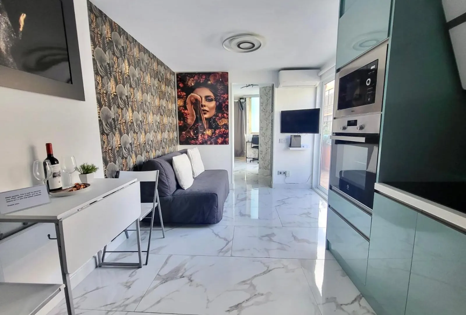 New Attic With Terrace And Air Conditioning At Las Canteras Beach Parking Optional Las Palmas de Gran Canaria Apartment